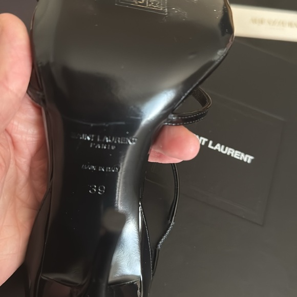 Saint Laurent high mule sandal - Picture 4 of 4